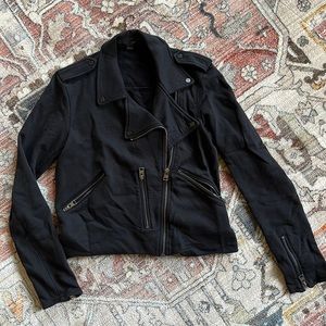 All Saints moto sweatshirt